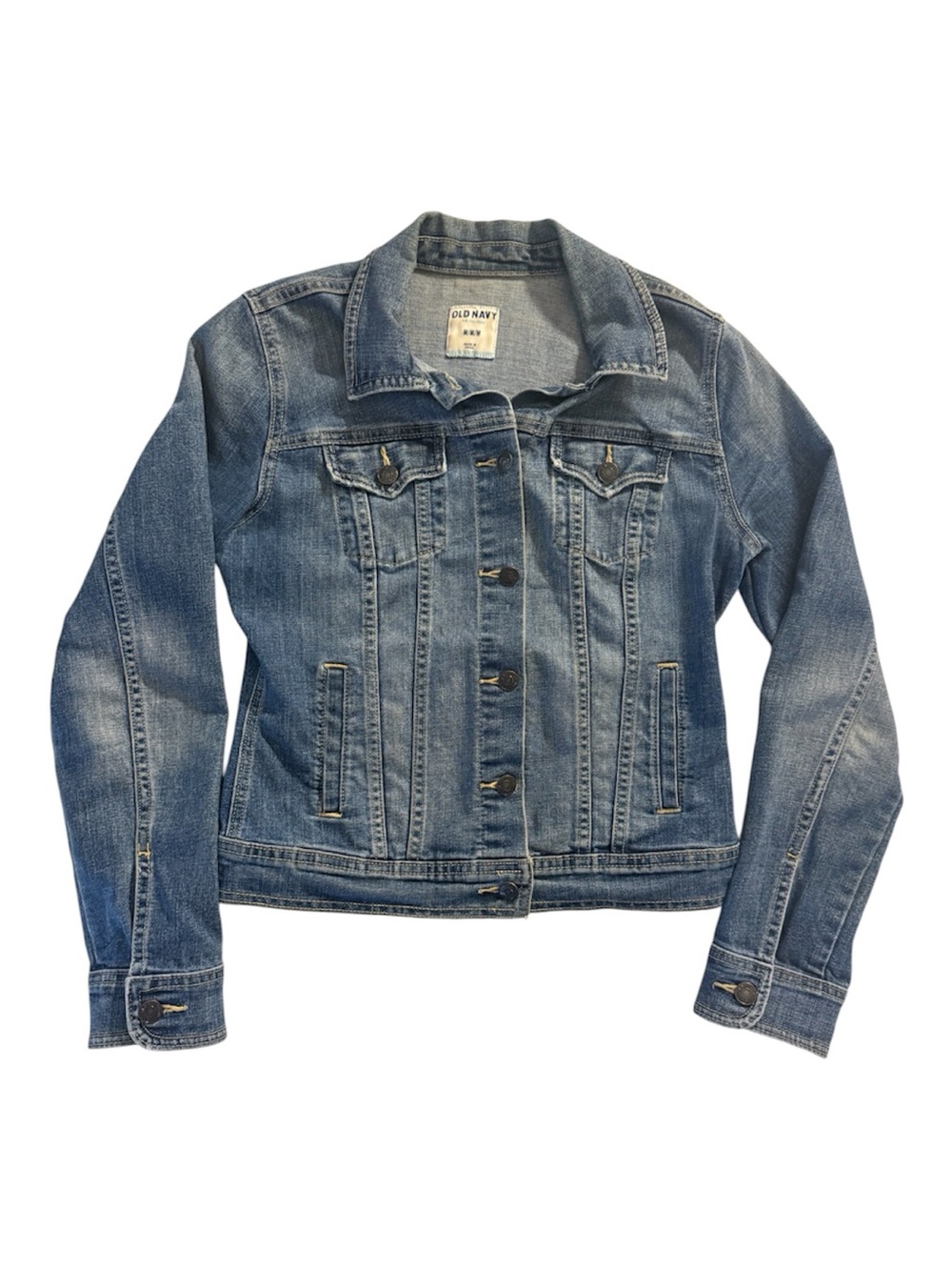 Old Navy Women's Blue Denim Jacket Medium
